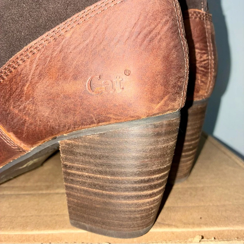 Cat Coretta Waterproof 14” Inner Zip Boots Women’s Size 9.5 - Picture 8 of 13